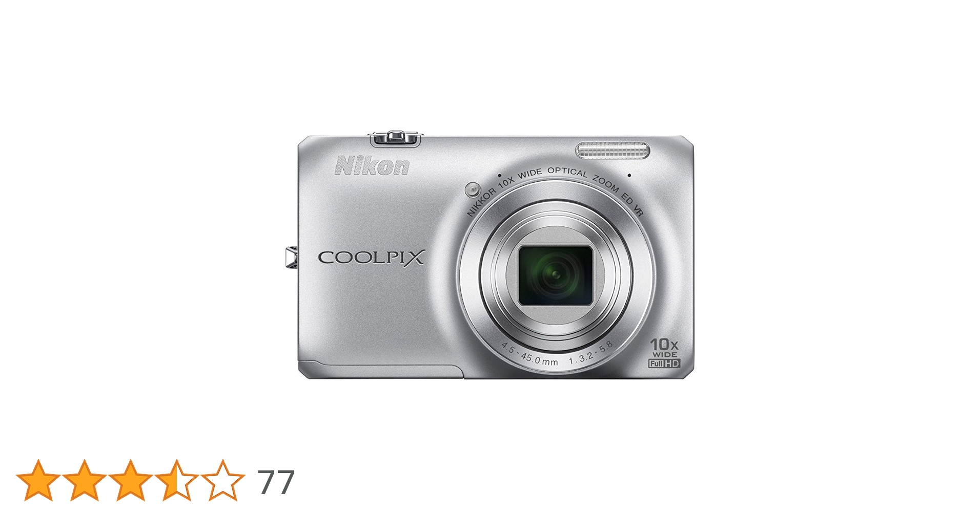 Nikon Câmera digital COOLPIX S6300 de 16 MP com lente de vidro